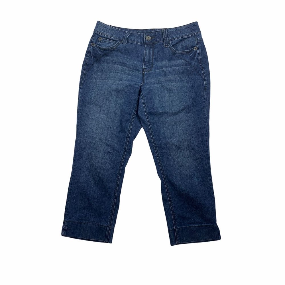 DKNY Jeans 8 Capris Jeans Cropped Dark Crop 31X21